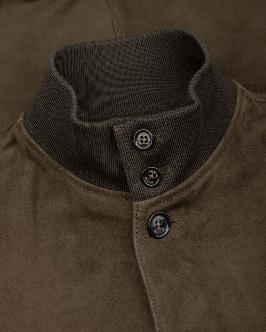 VALSTAR Jackets | Valstarino Suede Bomber Jacket