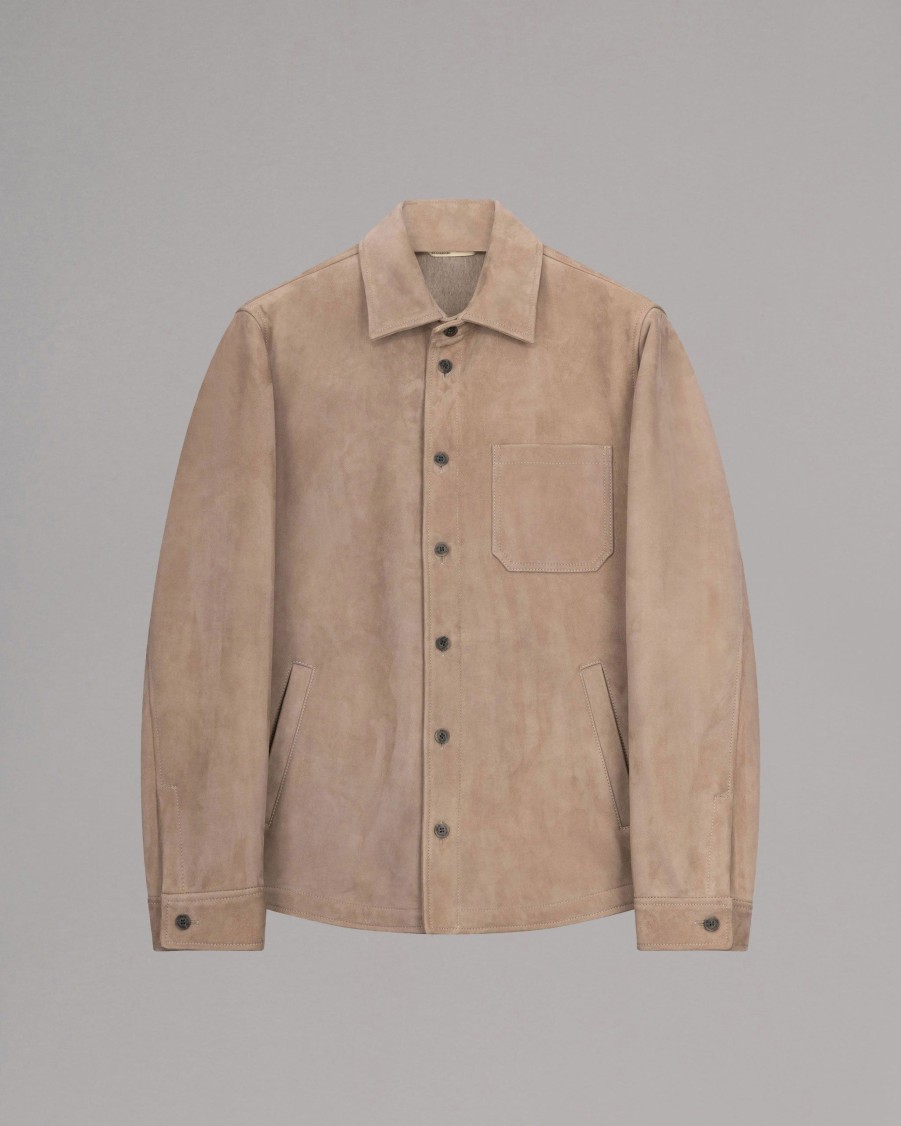 MAURIZIO BALDASSARI Shirts | Suede Overshirt