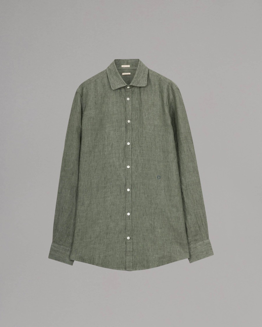 MASSIMO ALBA Shirts | Canary Linen Shirt