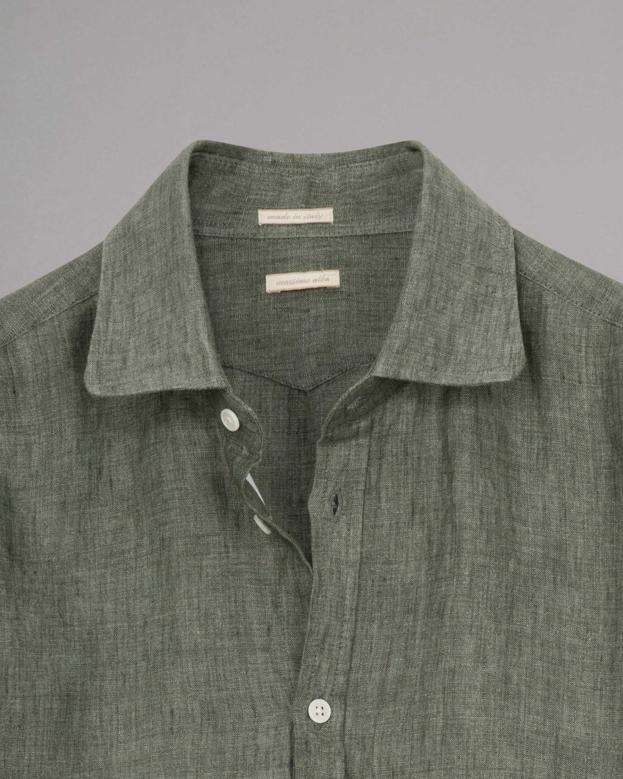 MASSIMO ALBA Shirts | Canary Linen Shirt