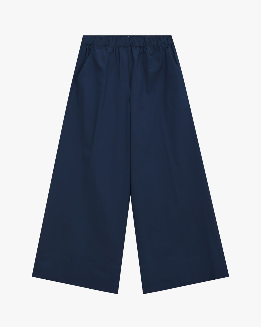 ANTONELLI Trousers | Wide Cotton Blend Trousers