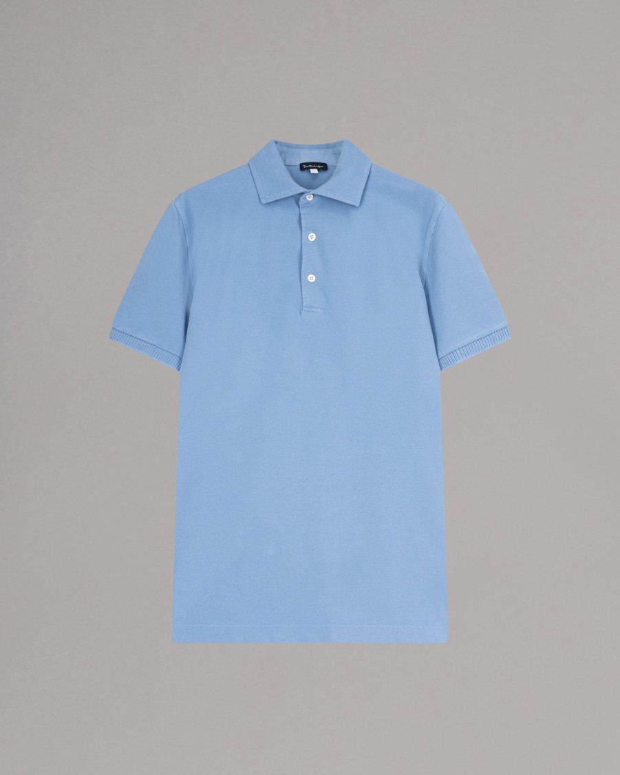 DANTENDORFER Polos | Short-Sleeved Pique Polo Shirt