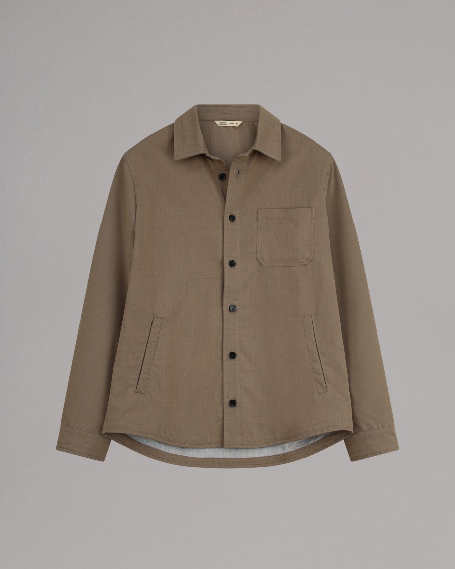 MAURIZIO BALDASSARI Jackets | Wool Blend Overshirt