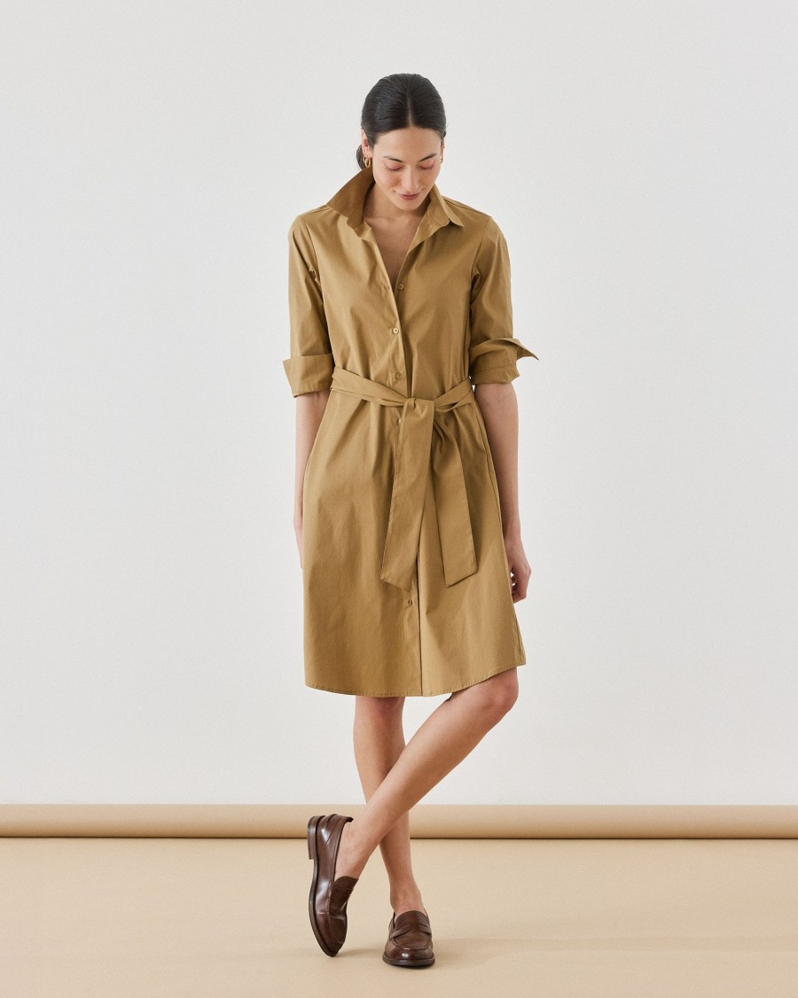 DANTENDORFER Dresses | Cotton Dress With Belt