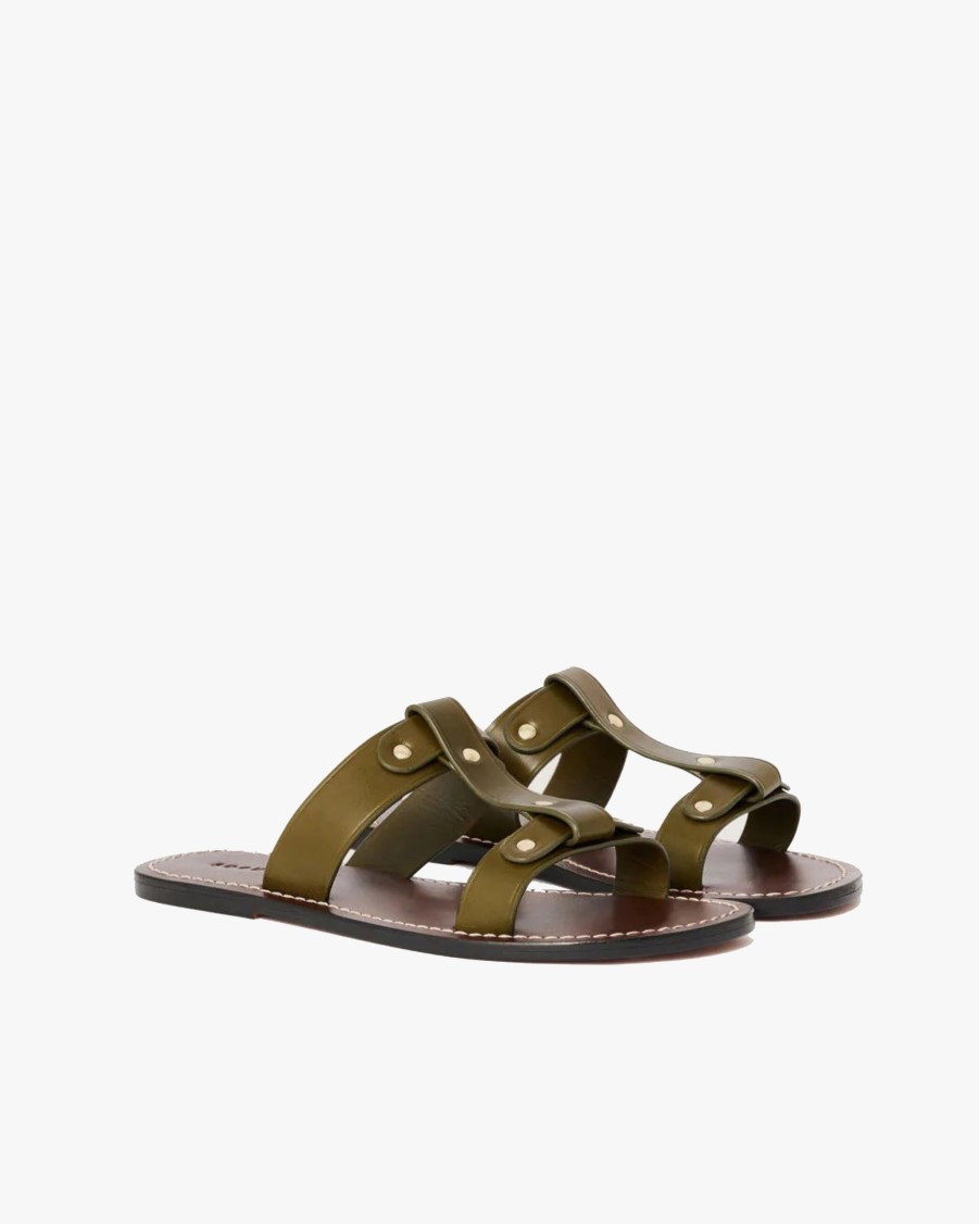 SOEUR Sandals & Slippers | Taranis Leather Sandals