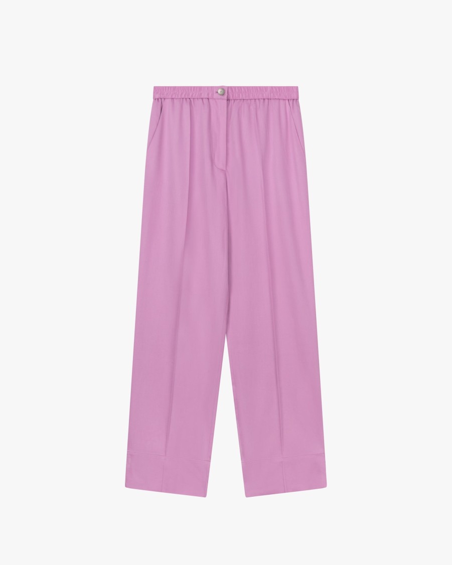 JOSEPH Trousers | Cady Loose Trousers