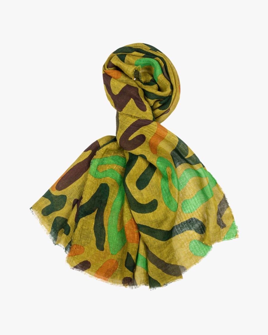 LOVAT & GREEN Scarves | Camu Linen Scarf