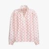 PAOLINA Blouses | Coqueliqot Patterned Blouse