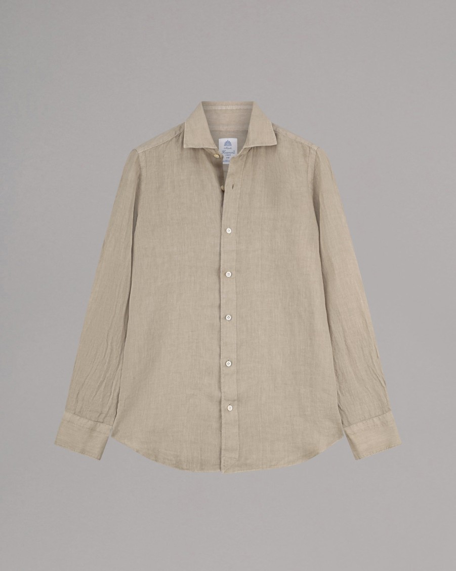 FINAMORE Shirts | Linen Shirt