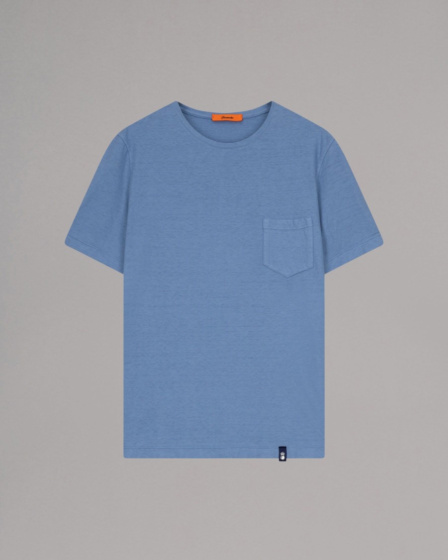 DRUMOHR T-Shirts | Cotton-Linen T-Shirt