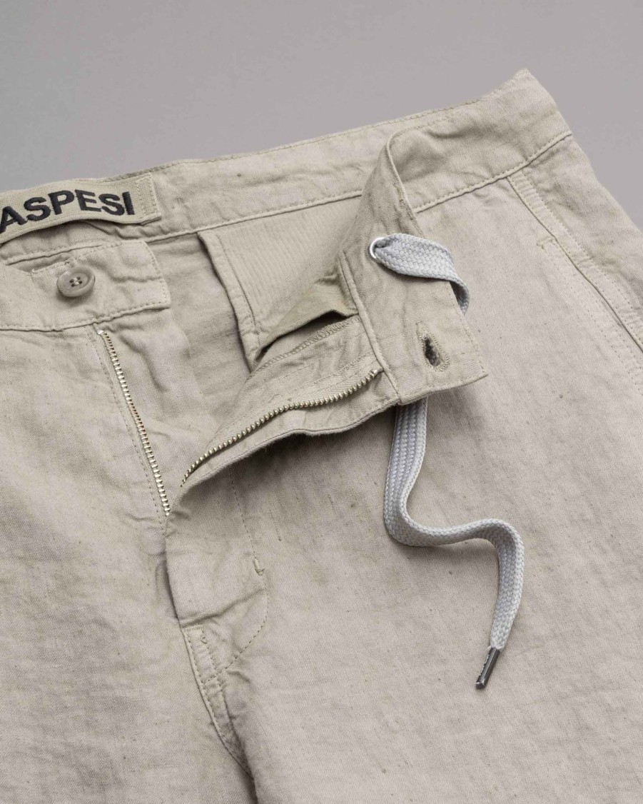 ASPESI Trousers | Linen Chino Pants