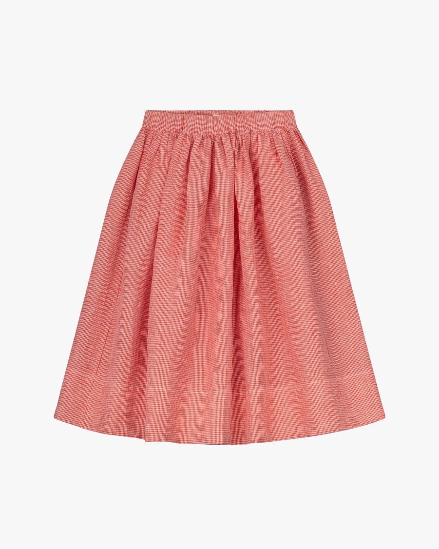 APUNTOB Skirts | Linen Vichy Skirt