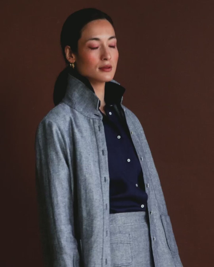 PIALEA Jackets | Pocket Linen Jacket