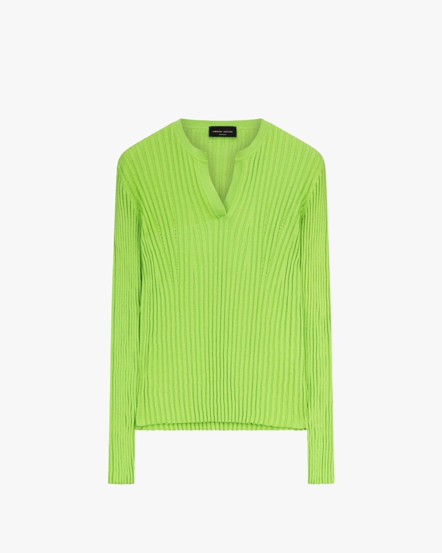 ROBERTO COLLINA Knitwear | Fine Knit Cotton Shirt