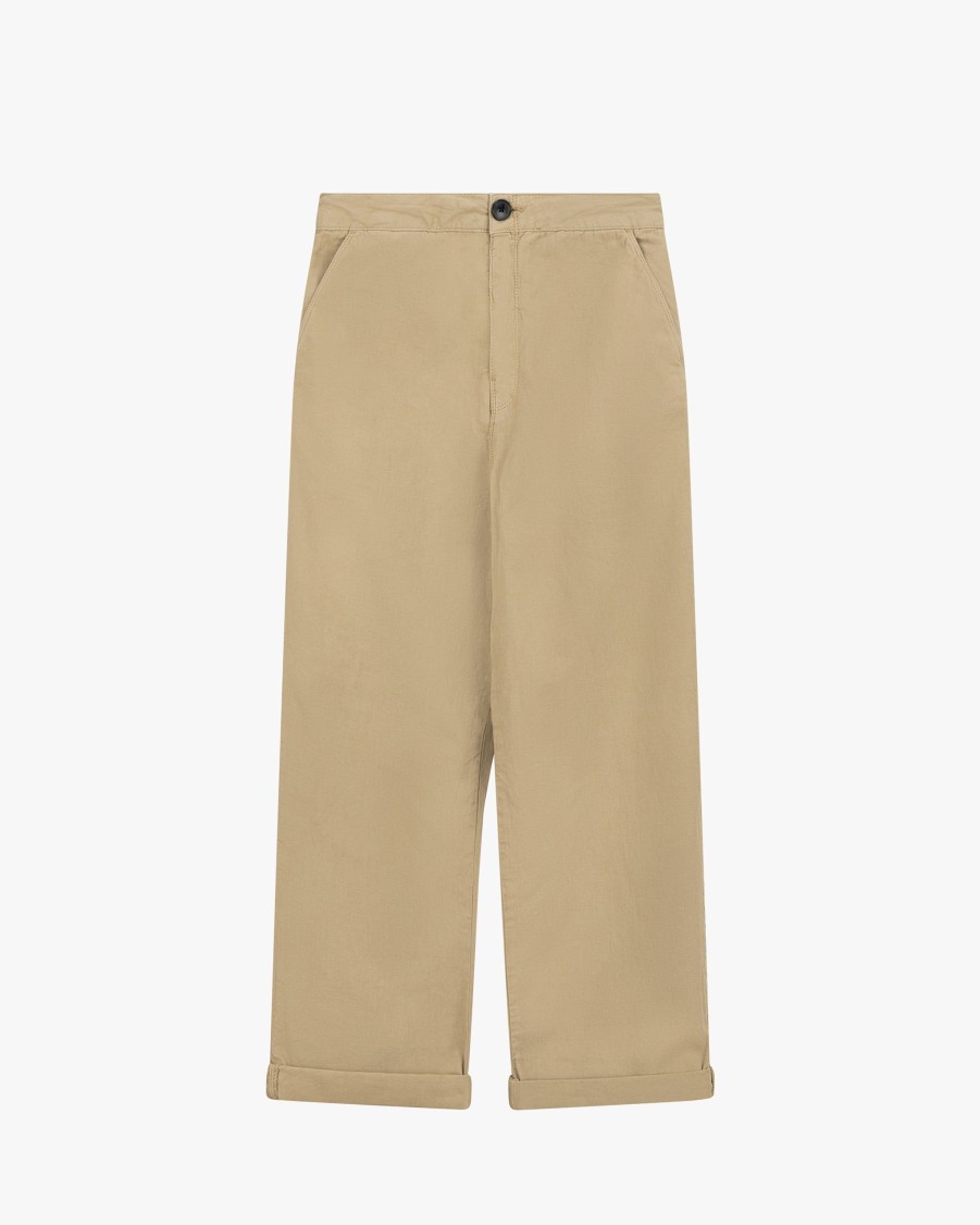 BELLEROSE Trousers | Pasop Cotton-Linen Trousers