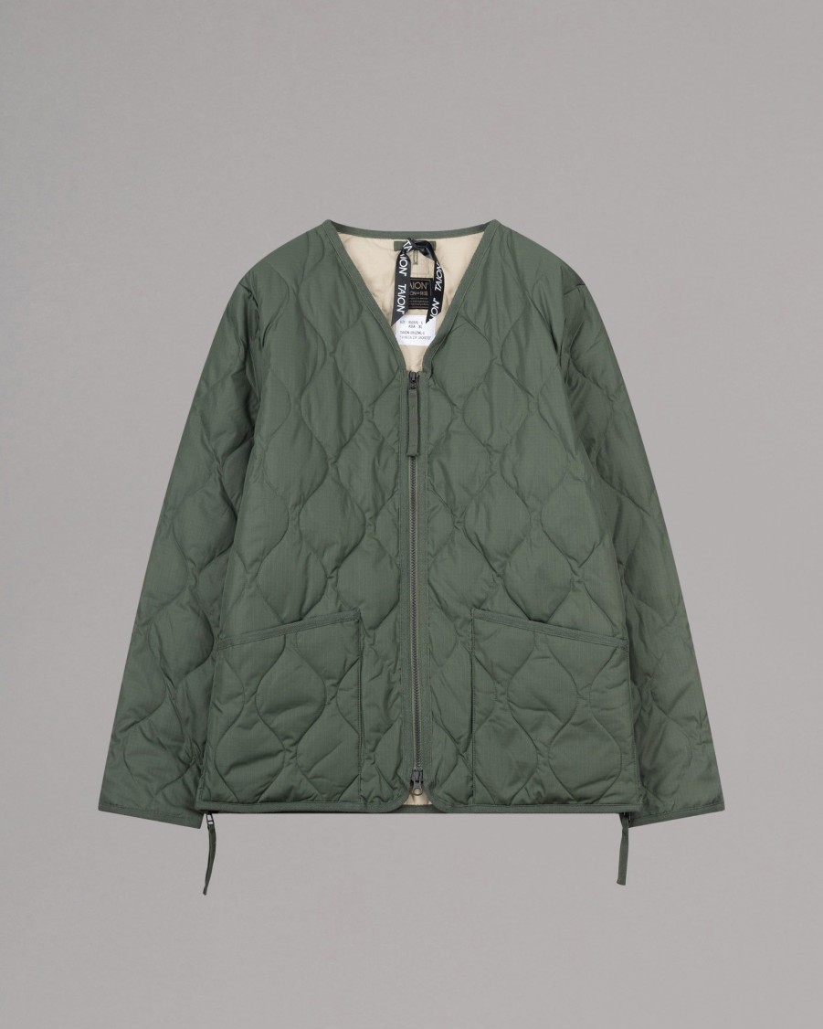 TAION Jackets | V Neck Down Jacket