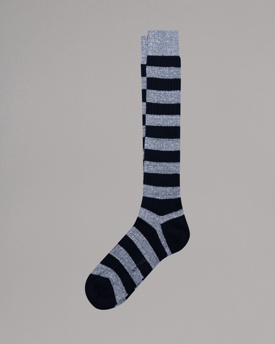 ANT45 Socks | Striped Long Socks