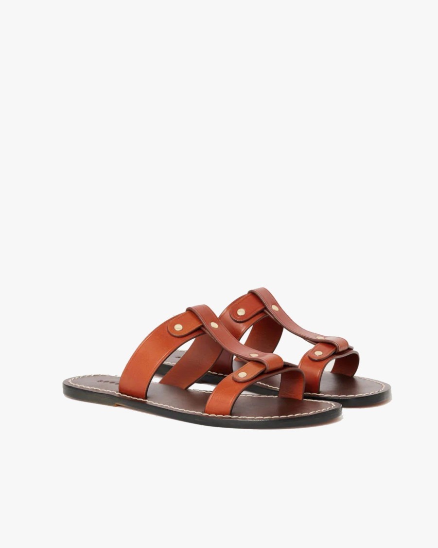 SOEUR Sandals & Slippers | Taranis Leather Sandals