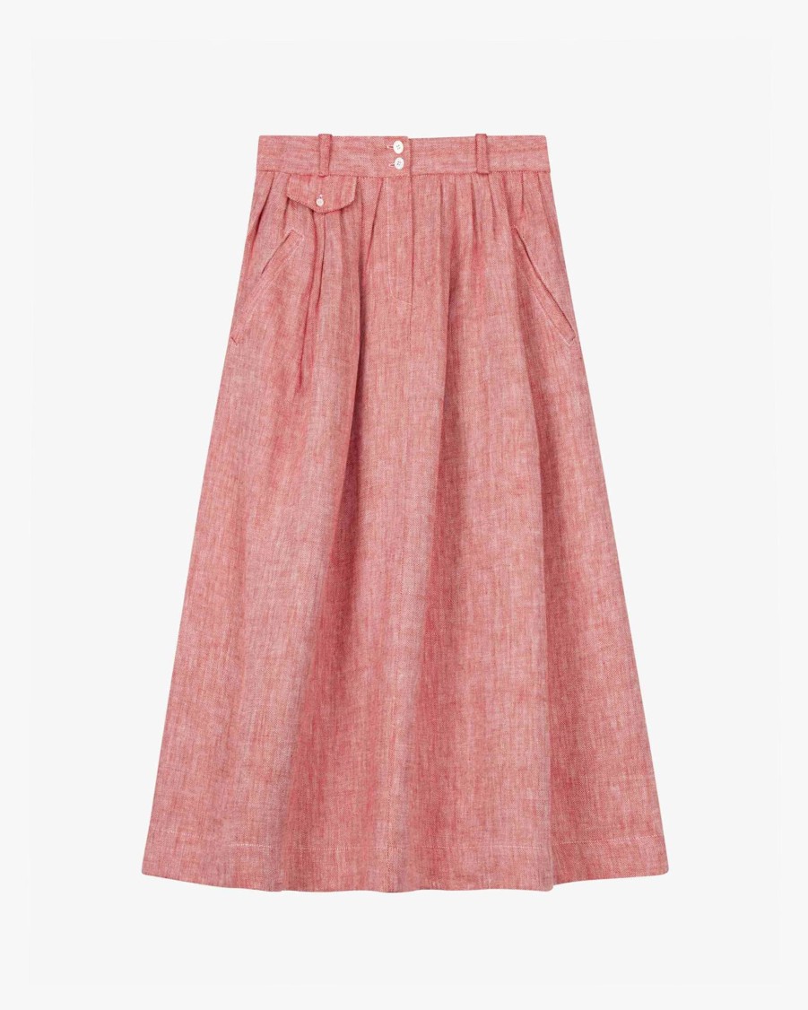 PIALEA Skirts | The Rocking Skirt Linen Skirt