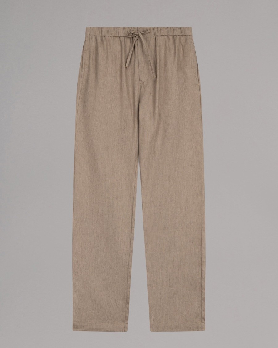 FRESCOBOL CARIOCA Trousers | Oscar Cotton-Linen Trousers