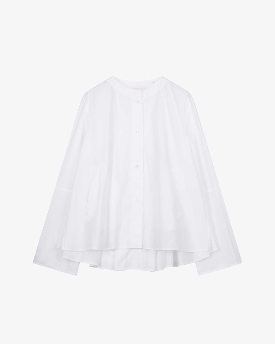 ROBERT FRIEDMAN Blouses | Zoe Blouse With Stand-Up Collar