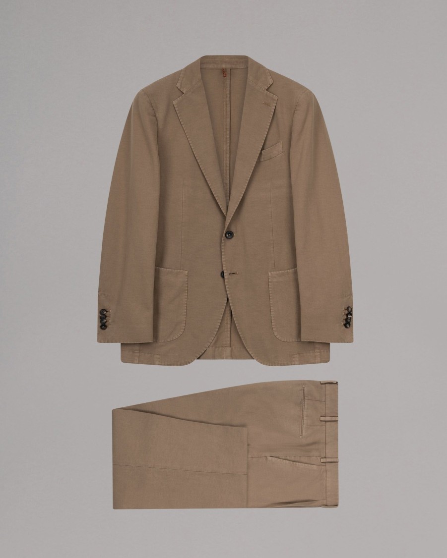 DANTENDORFER Suits | Cotton Linen Blend Suit