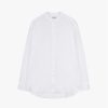 DANTENDORFER Blouses | Linen Blouse With Mandarin Collar