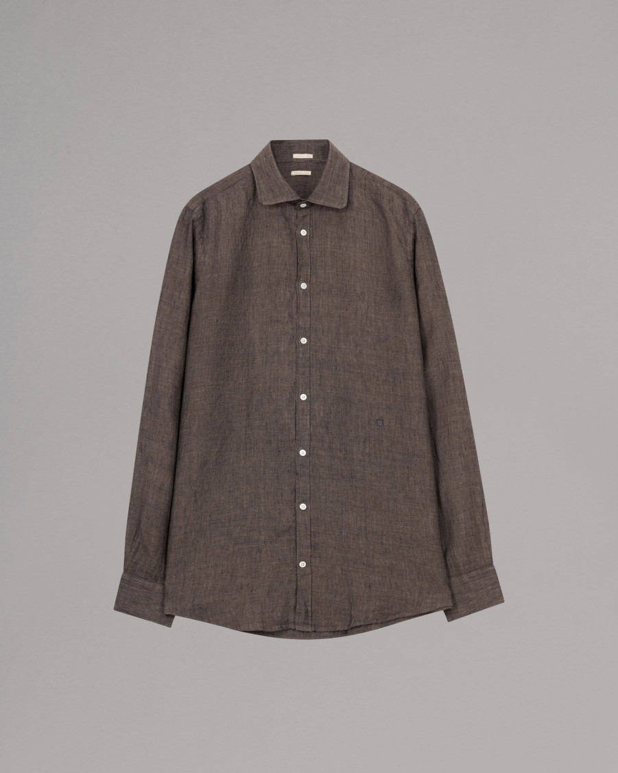 MASSIMO ALBA Shirts | Canary Linen Shirt