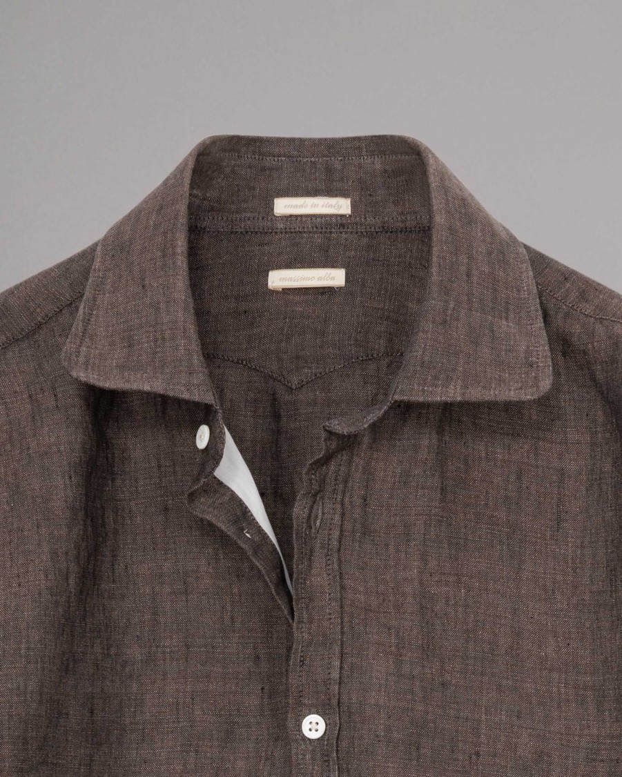 MASSIMO ALBA Shirts | Canary Linen Shirt