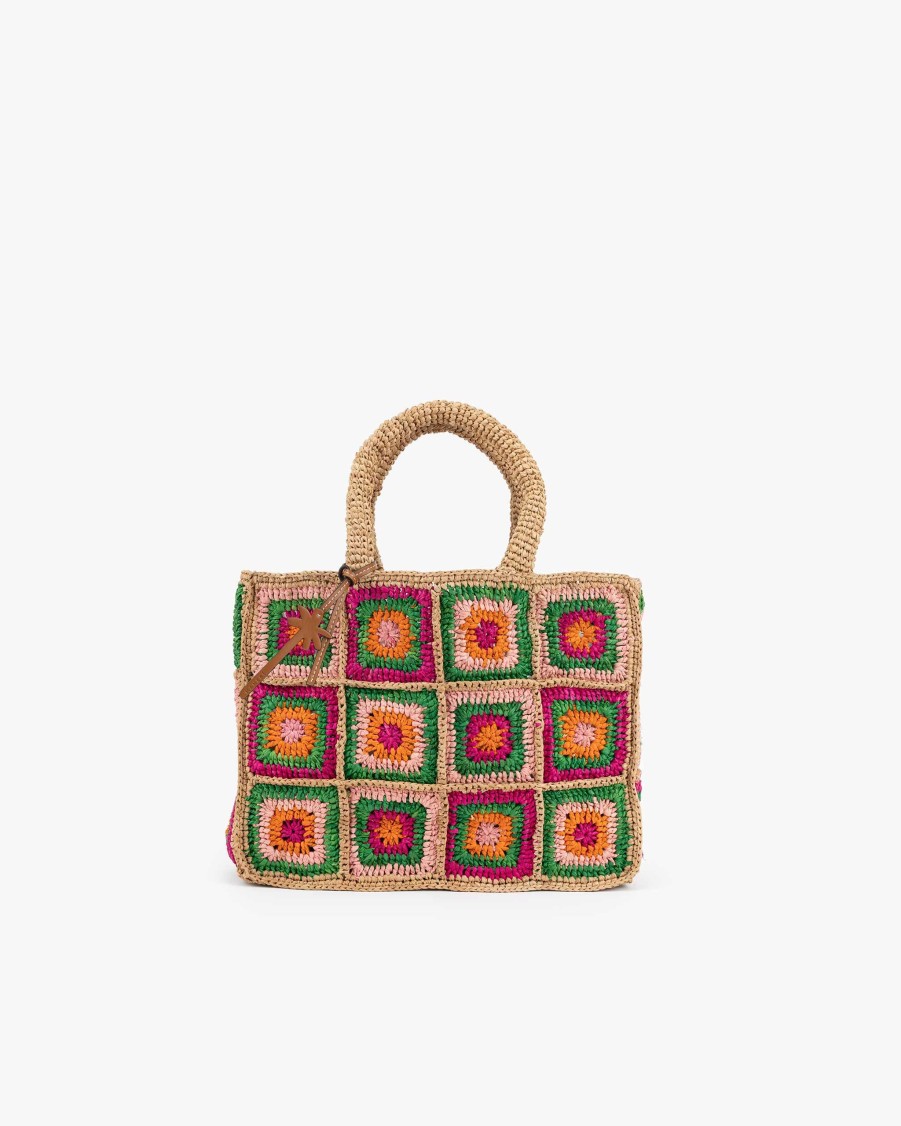 MANEBI Bags | Sunset Raffia Bag