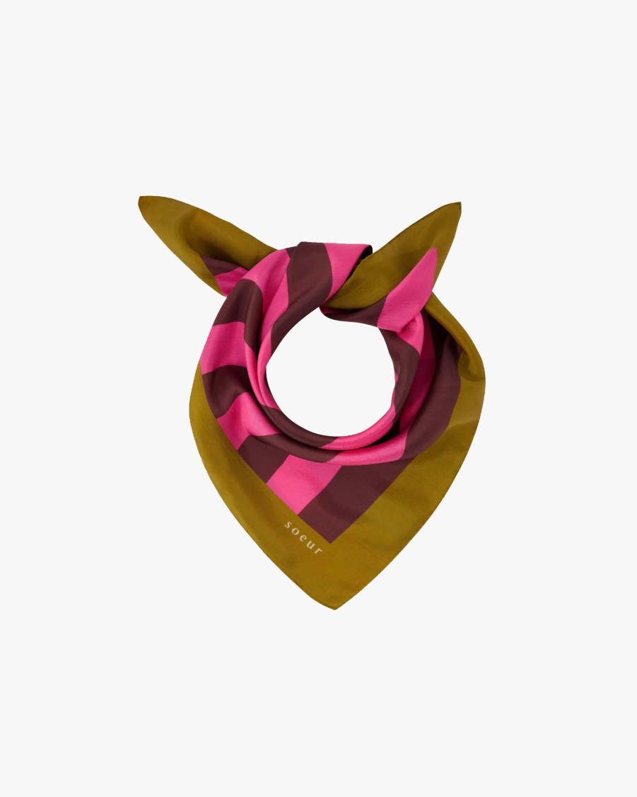 SOEUR Scarves | Patterned Silk Scarf