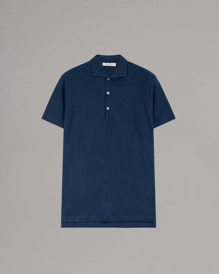 STEFAN BRANDT Polos | Short Sleeved Linen Polo