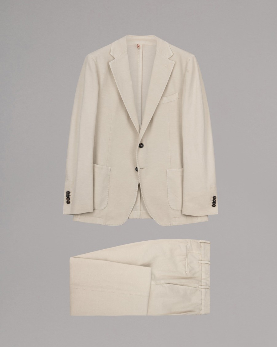 DANTENDORFER Suits | Cotton Linen Blend Suit