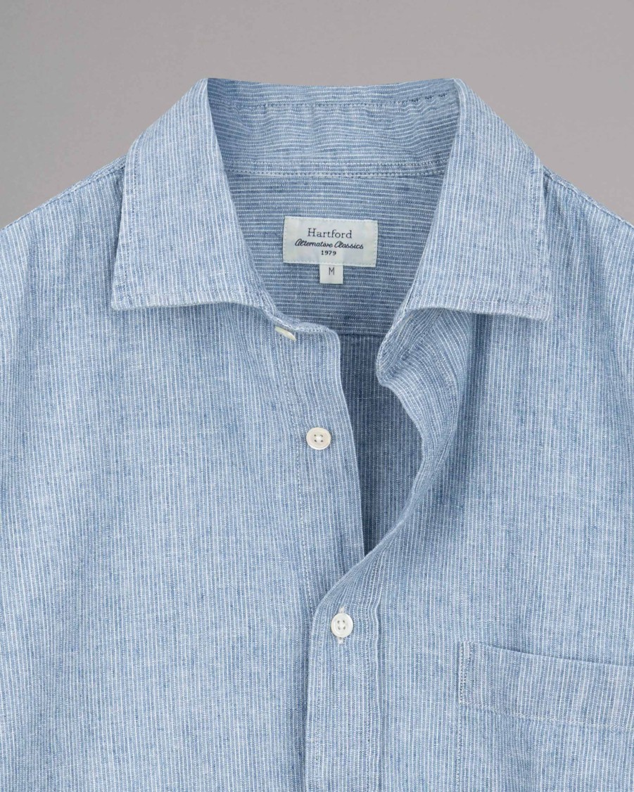 HARTFORD Shirts | Paul Cotton-Linen Shirt