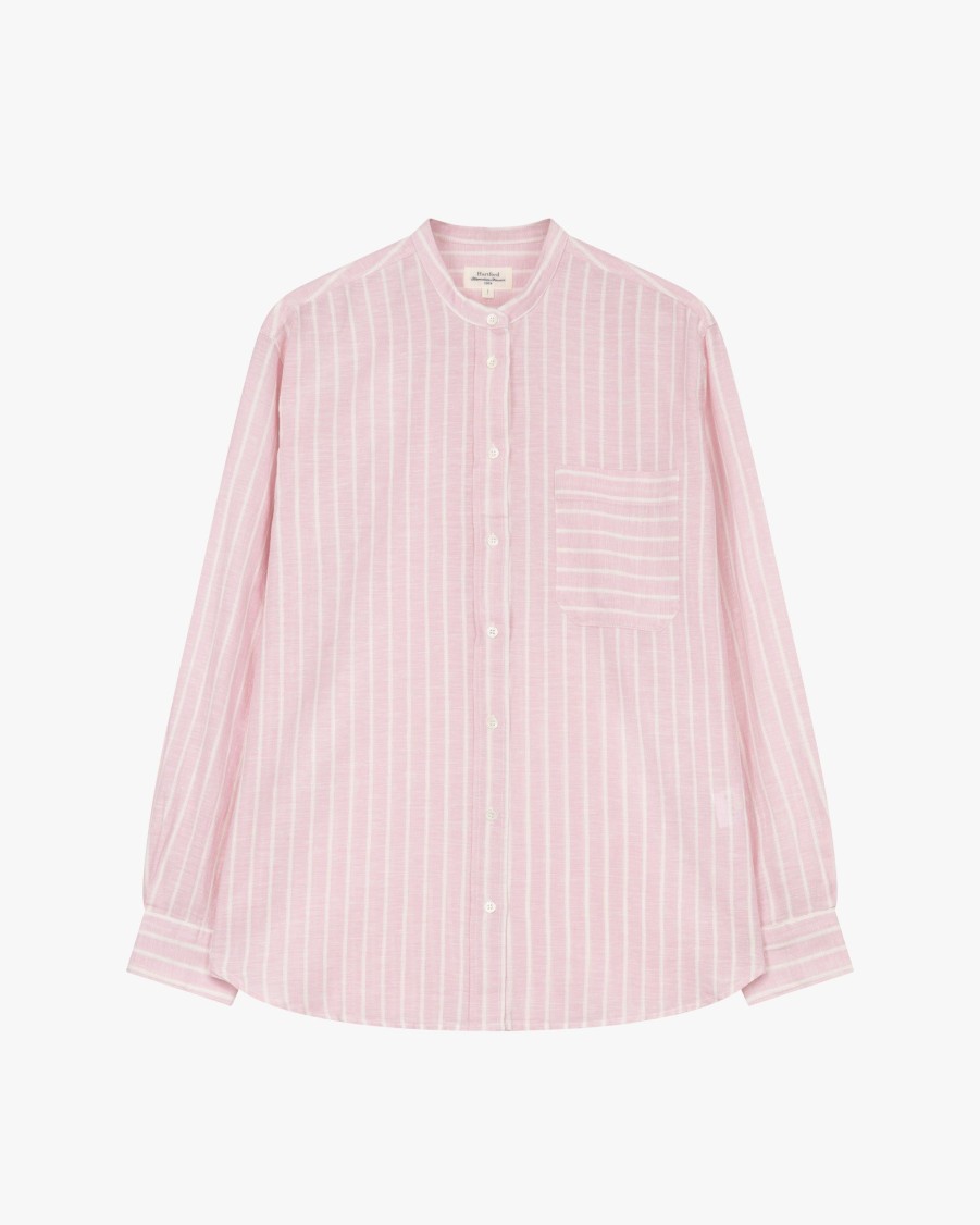 HARTFORD Blouses | Connor Striped Cotton Blouse