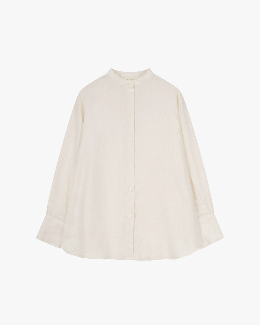 GLANSHIRT Blouses | Oversized Leinenbluse