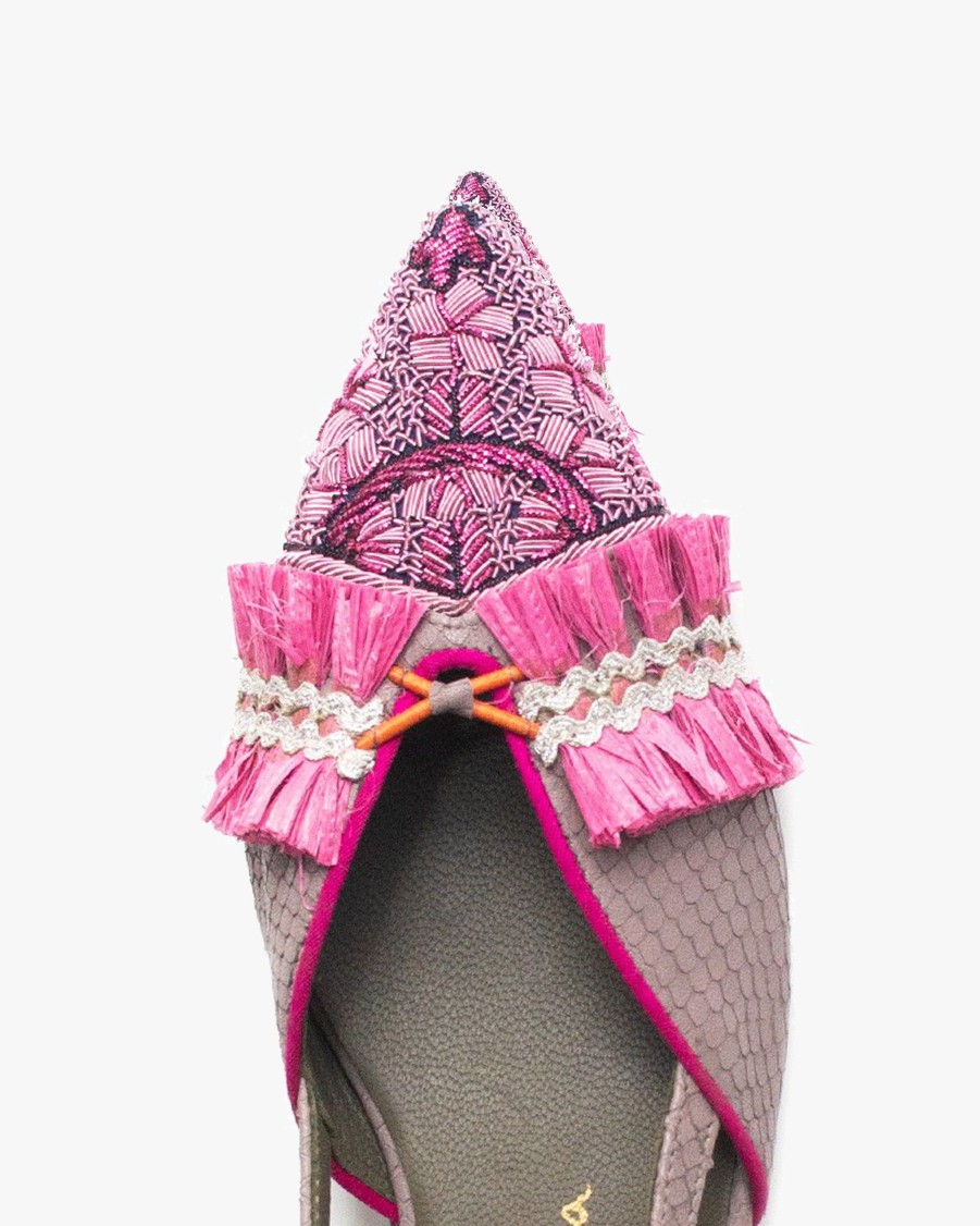 MEHER KAKALIA Ballet Flats & Moccasins | Greta Sling Back Flat