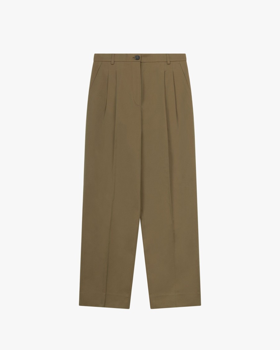 QUELLE DUE Trousers | Pleated Trousers