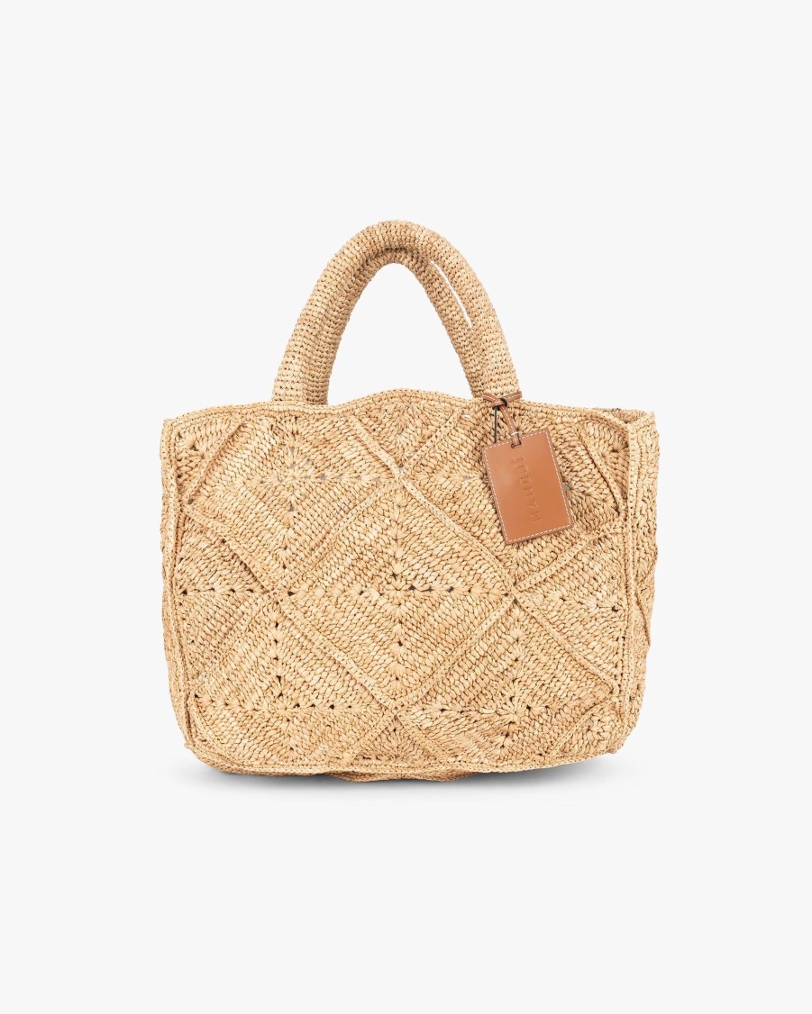 MANEBI Bags | Sunset Raffia Bag