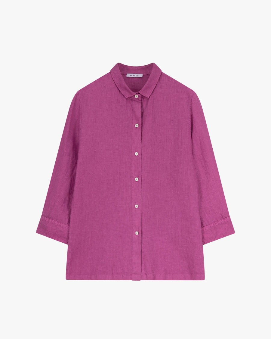 ROSSO 35 Blouses | Loose Linen Blouse