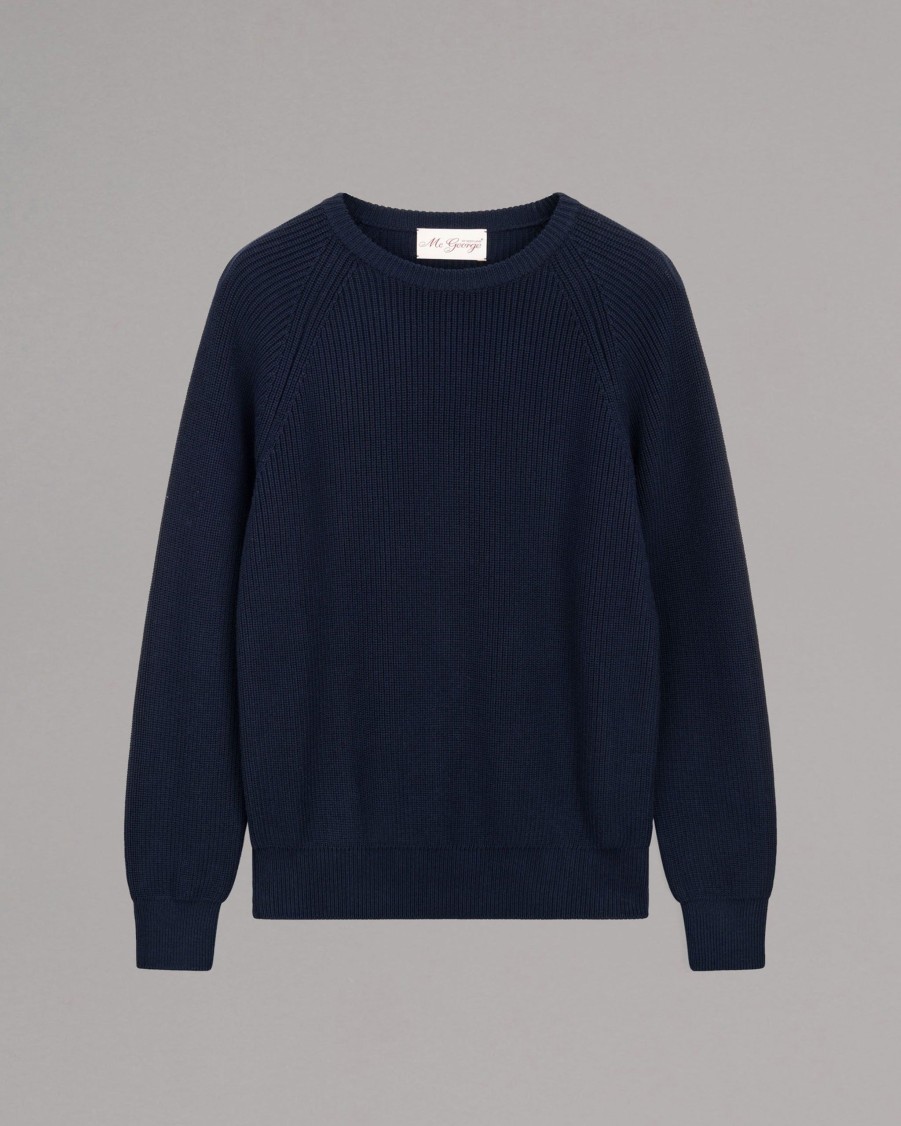 MC GEORGE Knitwear | Nitshill Cotton Sweater