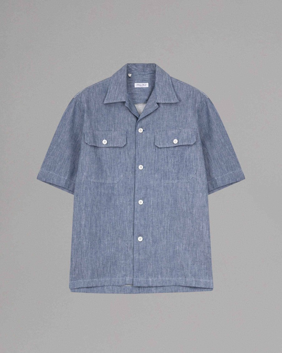 SALVATORE PICCOLO Shirts | Vietnam Cotton-Linen Shirt