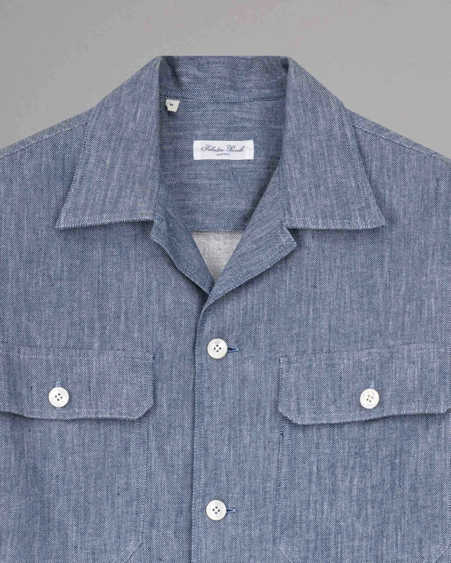 SALVATORE PICCOLO Shirts | Vietnam Cotton-Linen Shirt