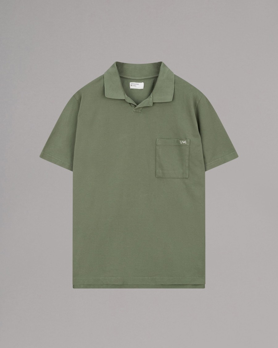 UNIVERSAL WORKS Polos | Vacation Pique Polo Shirt