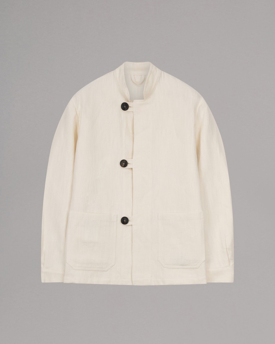 DOPPIAA Jackets | Aasti Cotton-Linen Jacket