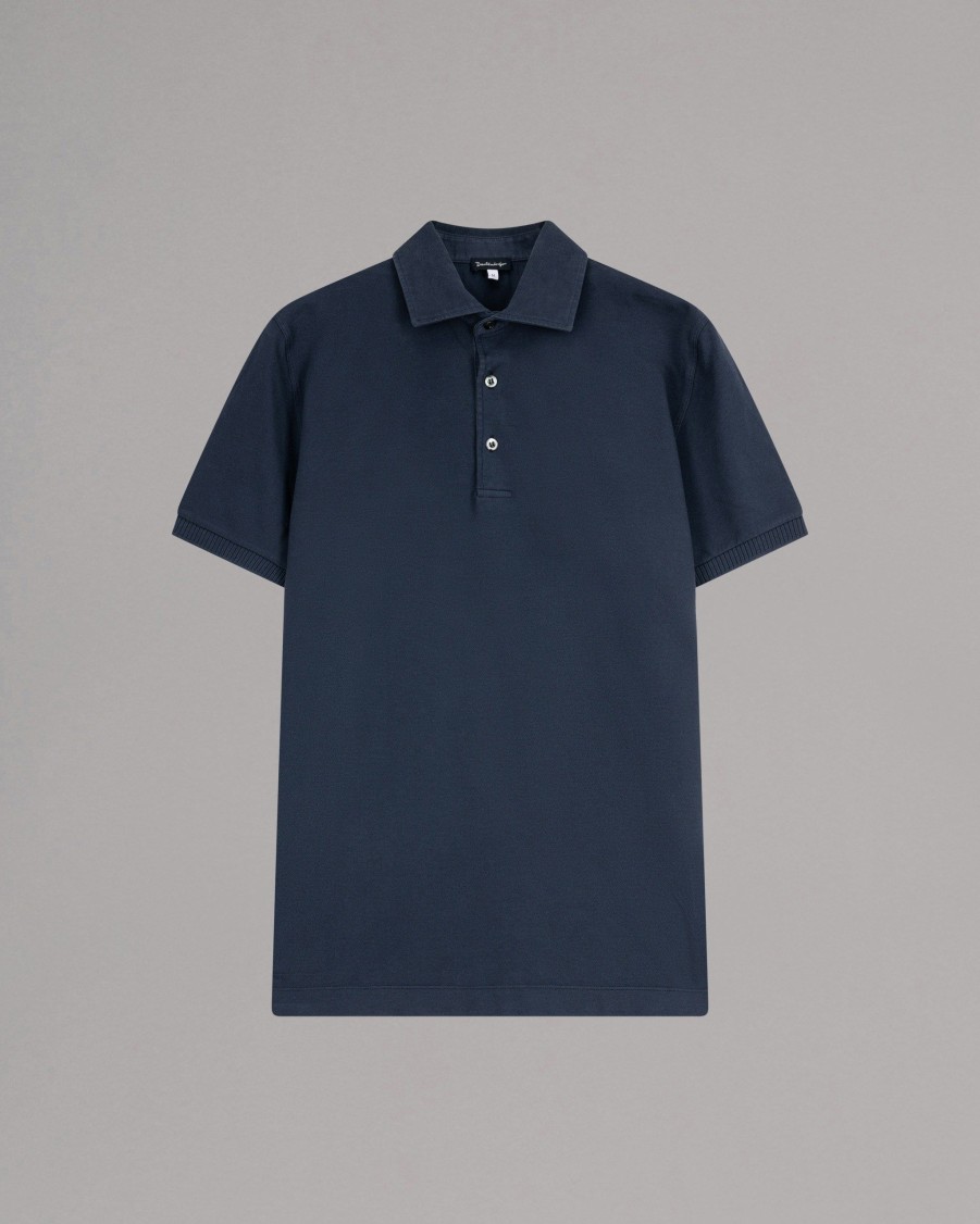 DANTENDORFER Polos | Short-Sleeved Pique Polo Shirt