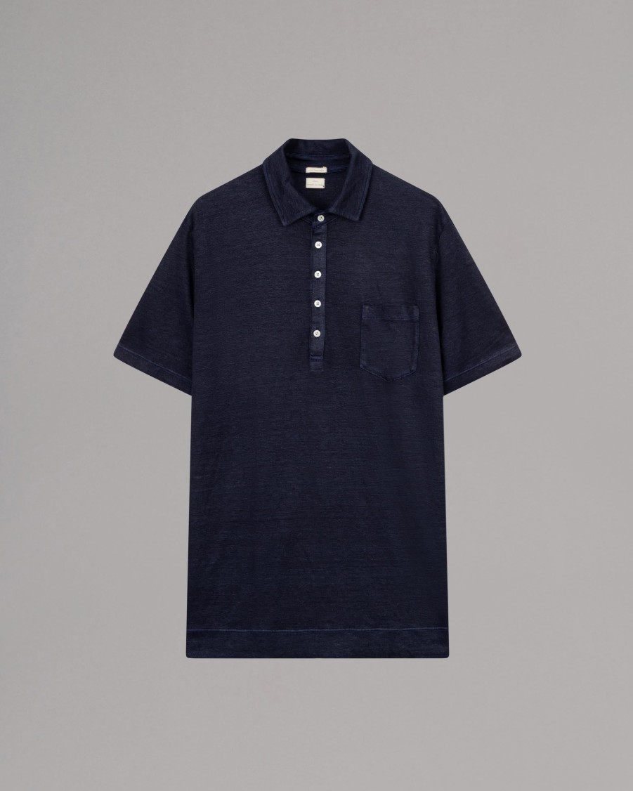 MASSIMO ALBA Polos | Wembley Linen Polo Shirt