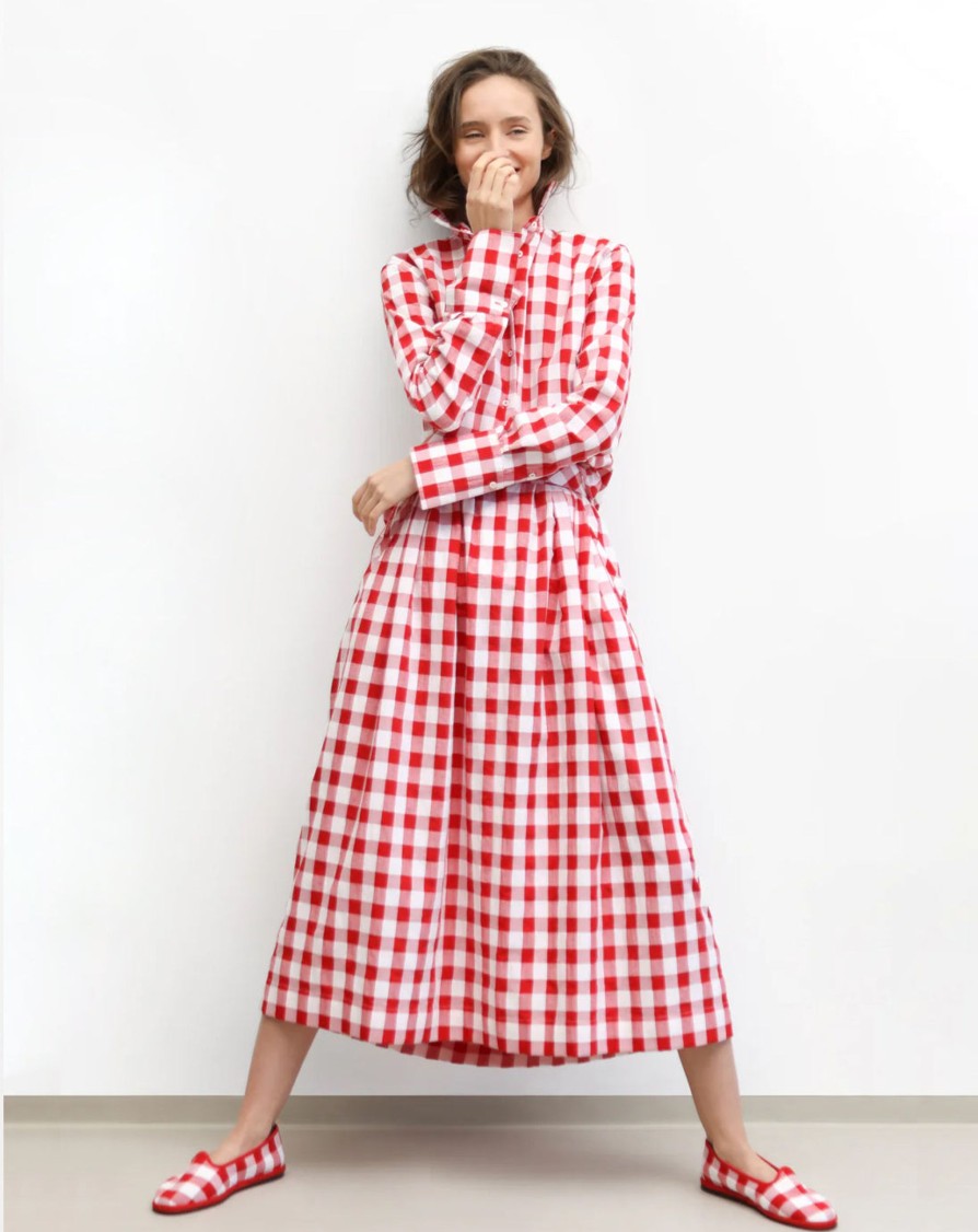 PIALEA Skirts | The Rocking Checked Cotton Skirt