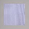 FINAMORE Pocket Squares | Striped Cotton Pocket Square