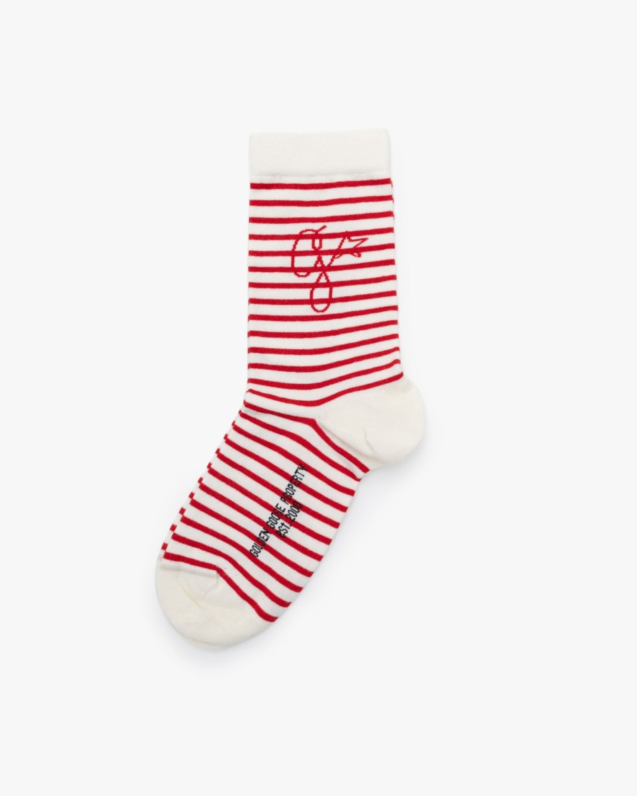 GOLDEN GOOSE Socks | Striped Cotton Blend Socks